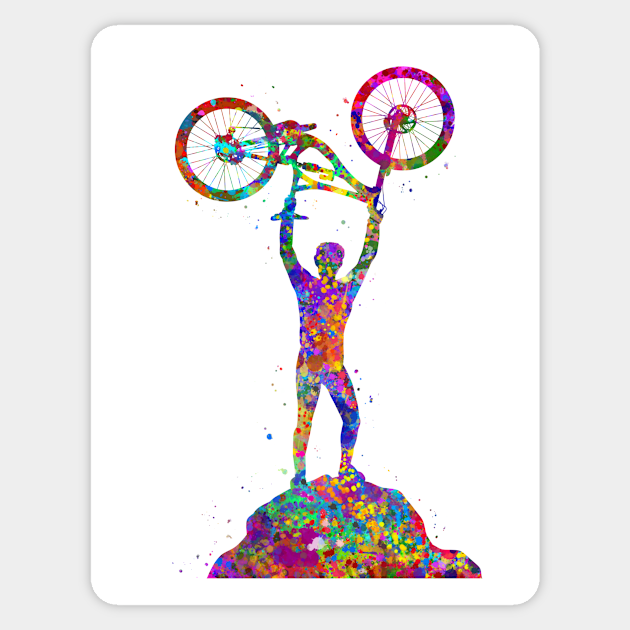 downhill bike stickers